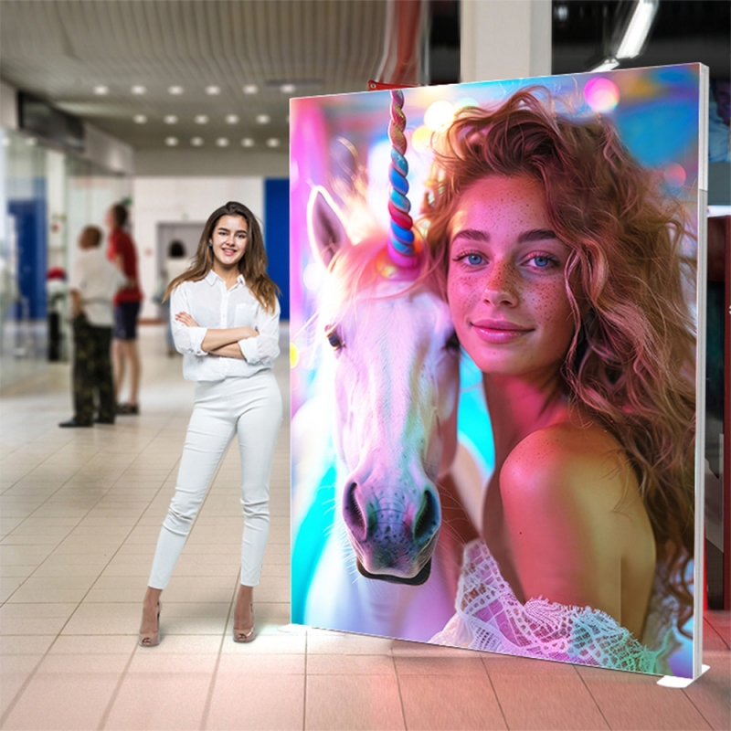InstaLight illuminated trade show display