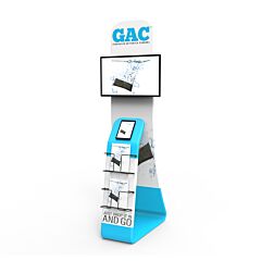 Trade Show TV and iPad Stand