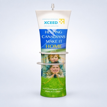 Straight Top Tension Fabric Banner Stand