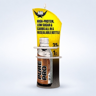 Angled Top Tension Fabric Banner Stand