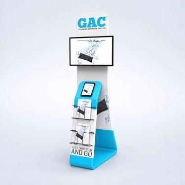 Trade Show TV and iPad Stand