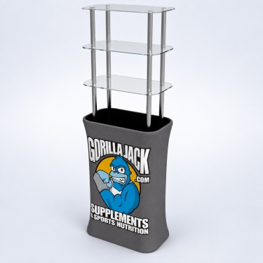 Rectangular Display Tower