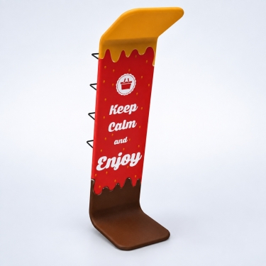 Curved Tablet Display Stand