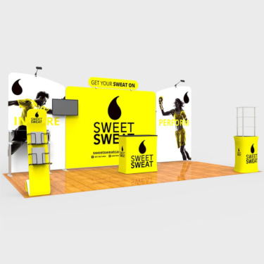 20ft Booth Package E Right View