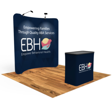 8ft InstaStretch Curved Backdrop