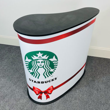 Teardrop Swift Pop Up Counter - Top View