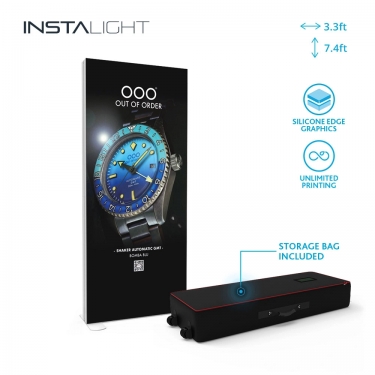3.3ft Wide InstaLight Lightboxes | Trade Show & Retail Light Box Displays