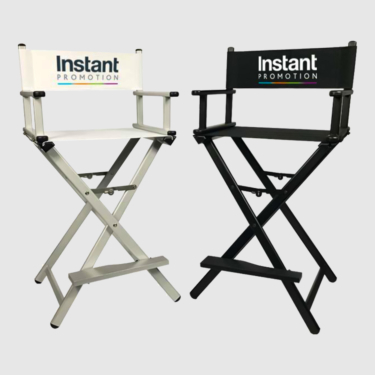 Branded Tall Aluminum Director's Chairs 