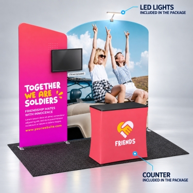 10x10 InstaStretch Booth 2