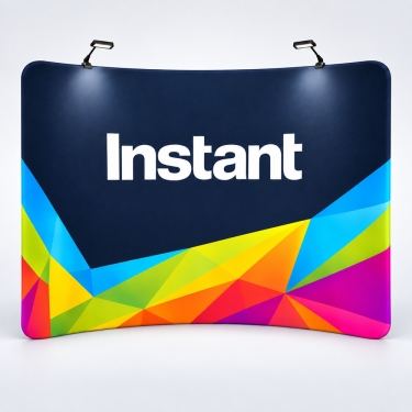 Curved InstaStretch Display