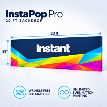 InstaPop Pro 20ft Backdrop