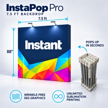InstaPop Pro 7.5ft Backdrop