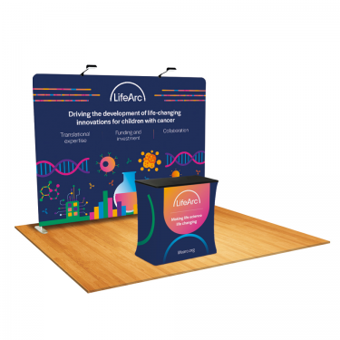 8ft InstaStretch Straight Backdrop