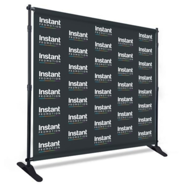 IP Telescopic Step & Repeat Banner Stand