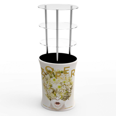 Oval Display Tower
