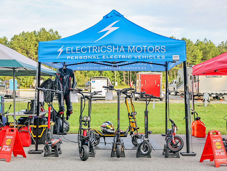 Electricsha Motors 10x10 Custom Tent