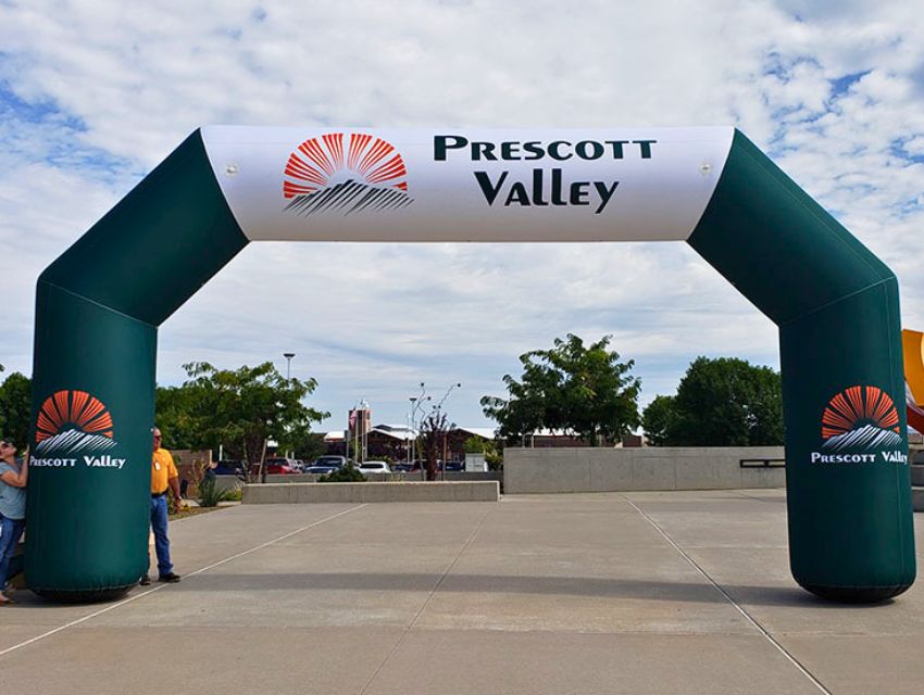 Prescott Valley Celebrates 40 Years with a Show-Stopping Inflatable Arch