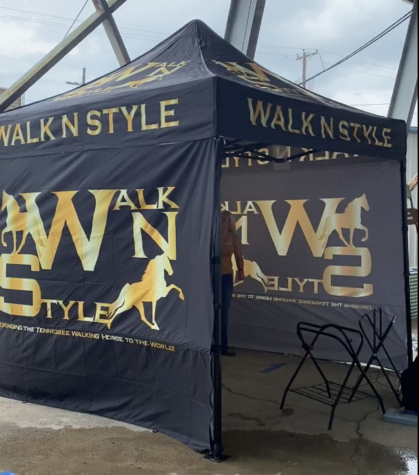 Walk N Style 10ft x 10ft Custom Tent