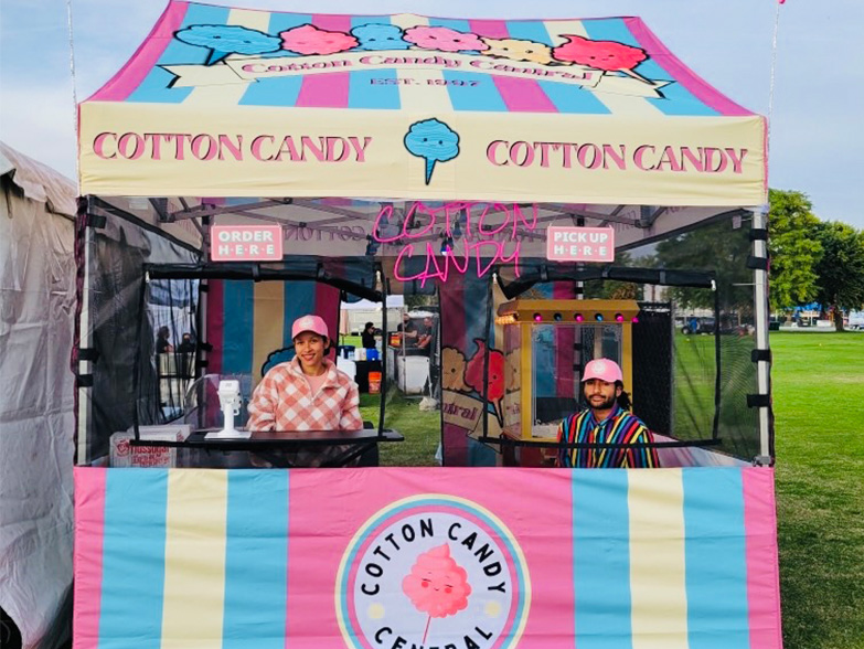 Cotton Candy Central & 10x10 Food Vendor Cabin Package!