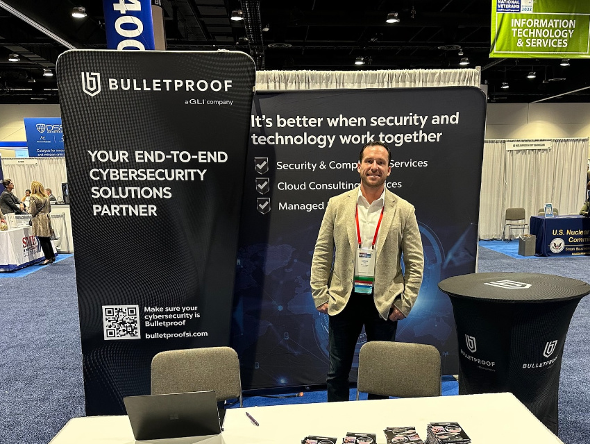 Bulletproof IT Services Showcases a Flexible 10x10 Trade Show Booth with InstaStretch