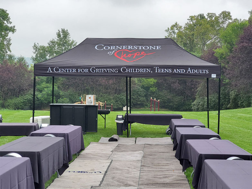 Cornerstone of Hope Shines with Stunning Custom Tents