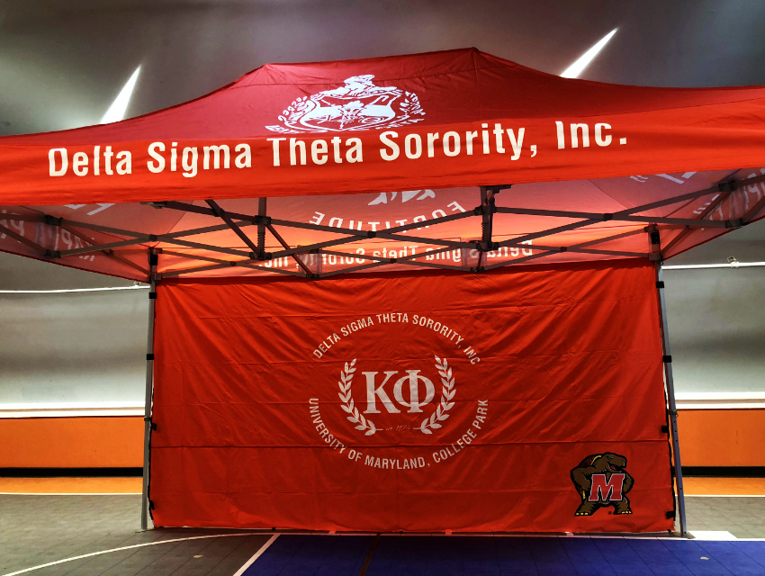 Delta Sigma Theta Sorority Events Shine with Custom Branded Tents