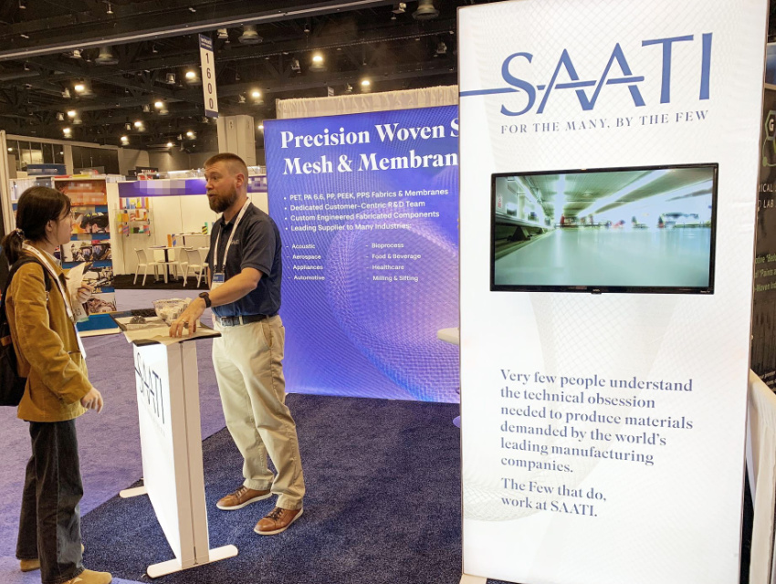 SAATI Builds Flexible Backlit Trade Show Displays with InstaLight Booths