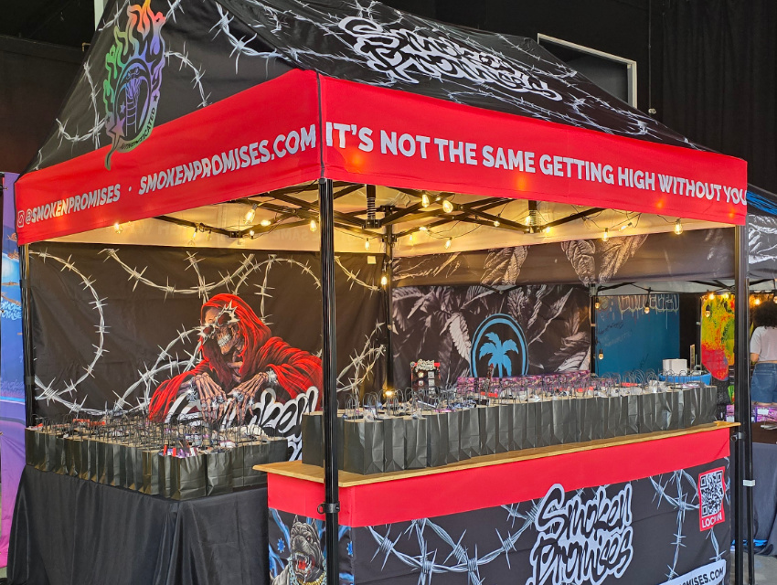 Inside Smoken Promises’ Custom Vendor Pro Cabin Setup