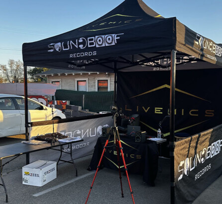 SoundBoof rocks with their event tent!