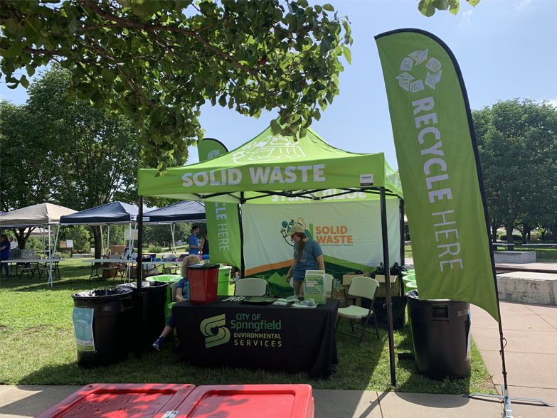10x15 Custom Tent - City of Springfield 10x15 Custom Tent - City of Springfield