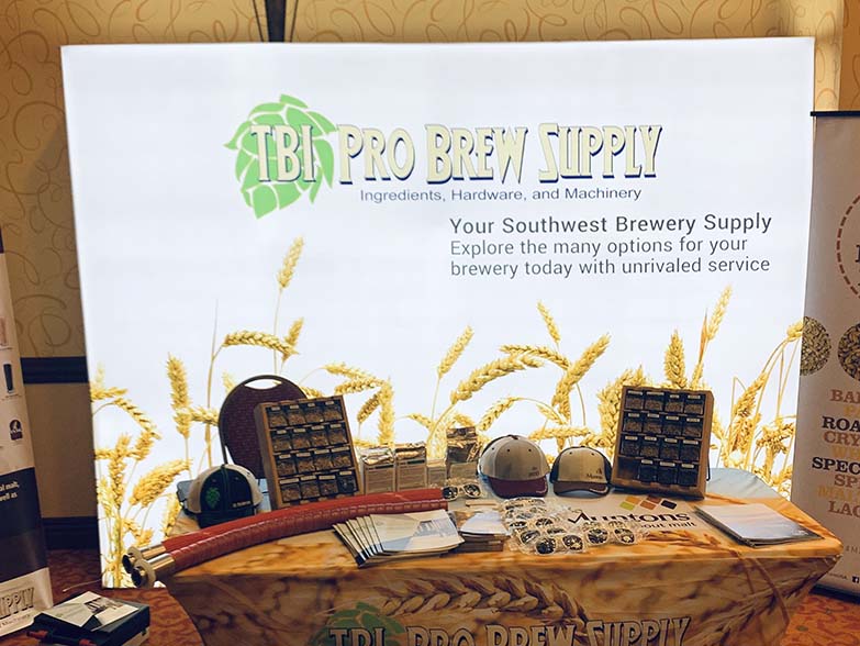 Texas Brewing LED Backlit Trade Show Display Texas Brewing LED Backlit Trade Show Display