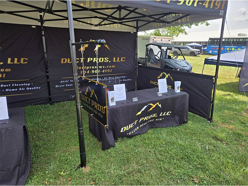 10x20 Booth Setup