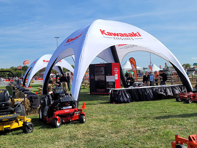 Custom branded inflatable event tent