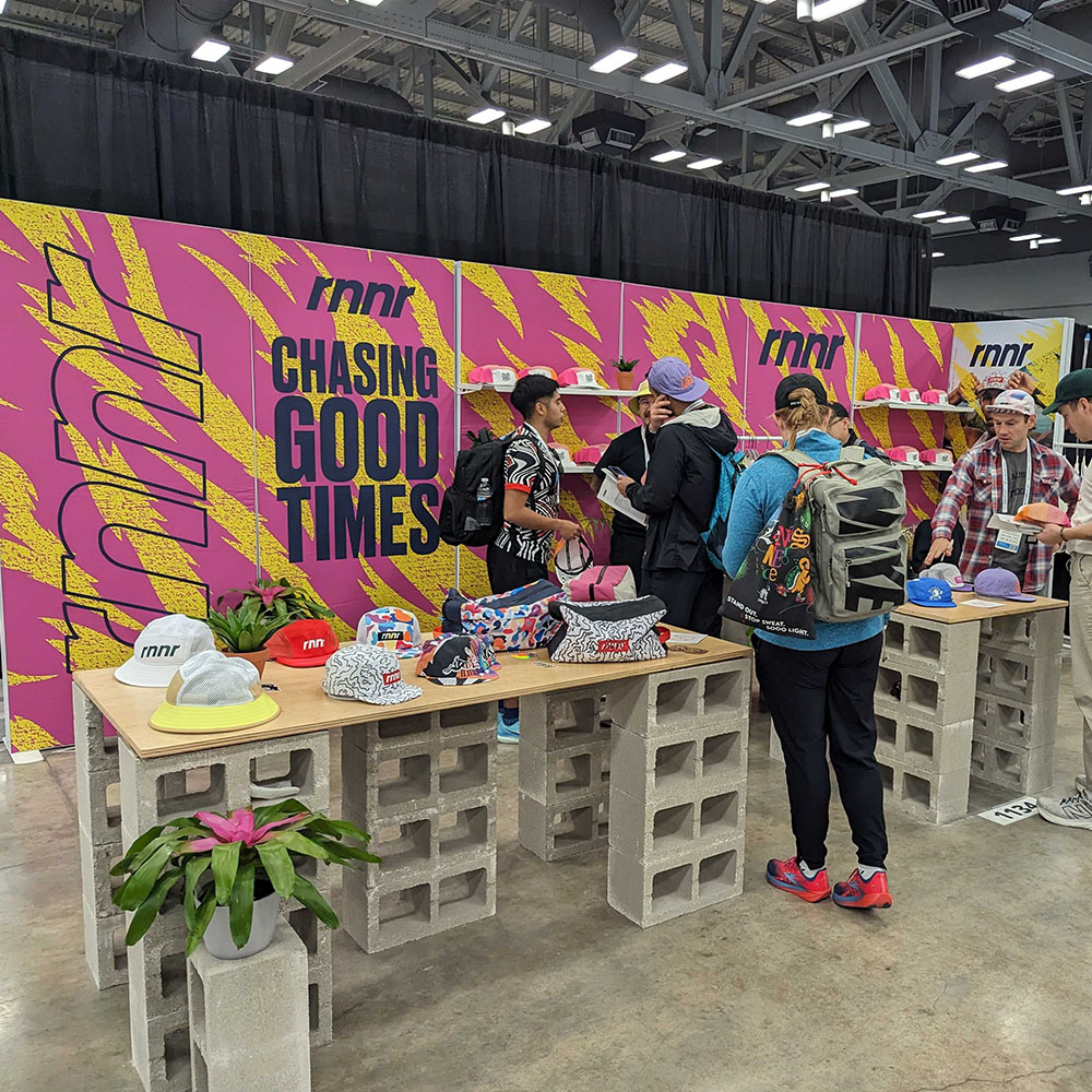 Custom branded trade show display