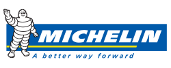 Michelin logo - corporate exhibition display